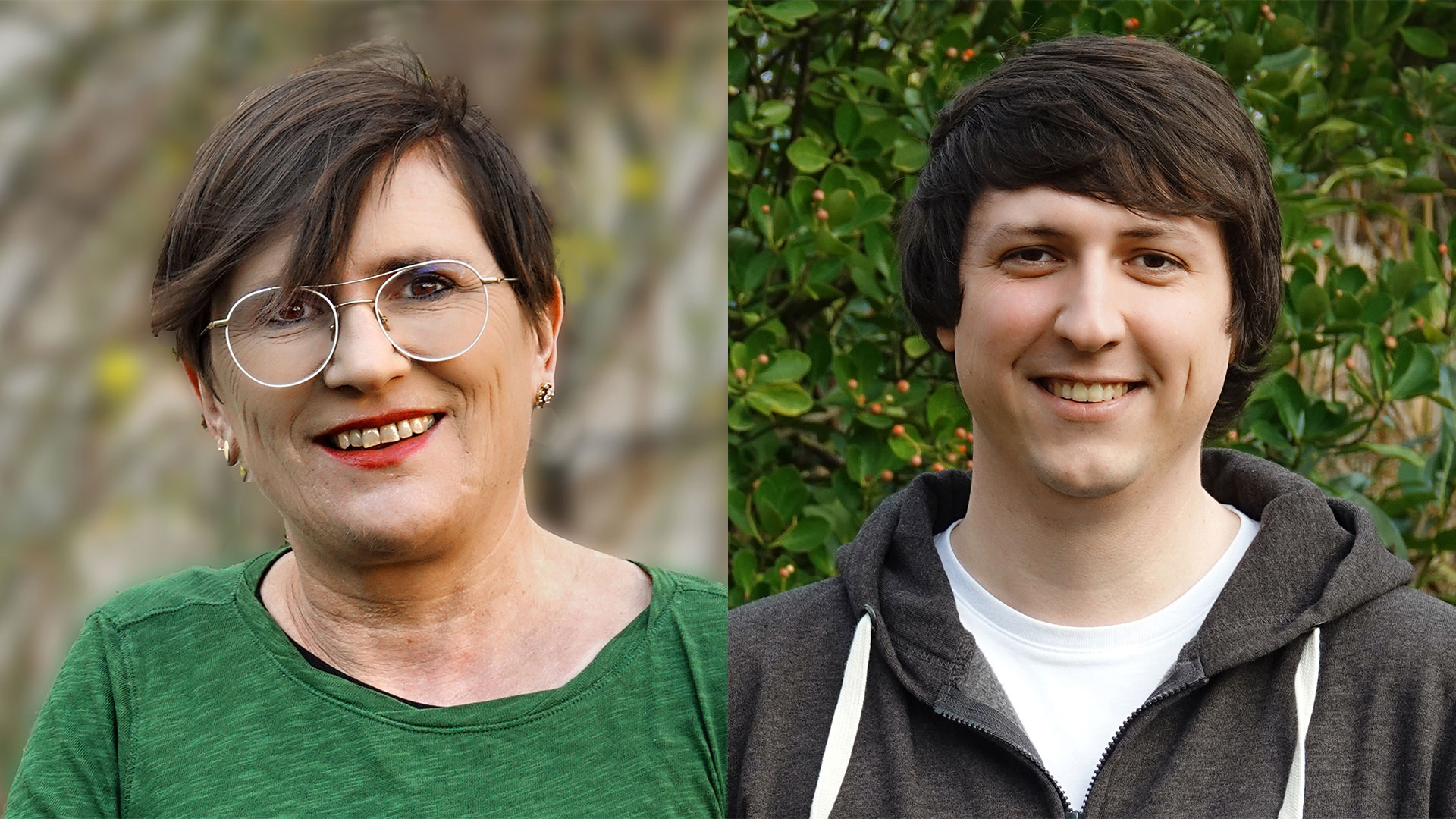 Die beiden neuen Vorsitzenden Birgit Schmitt und Johannes Weiß der Fraktion BÜNDNIS 90/DIE GRÜNEN im Kreistag Schweinfurt