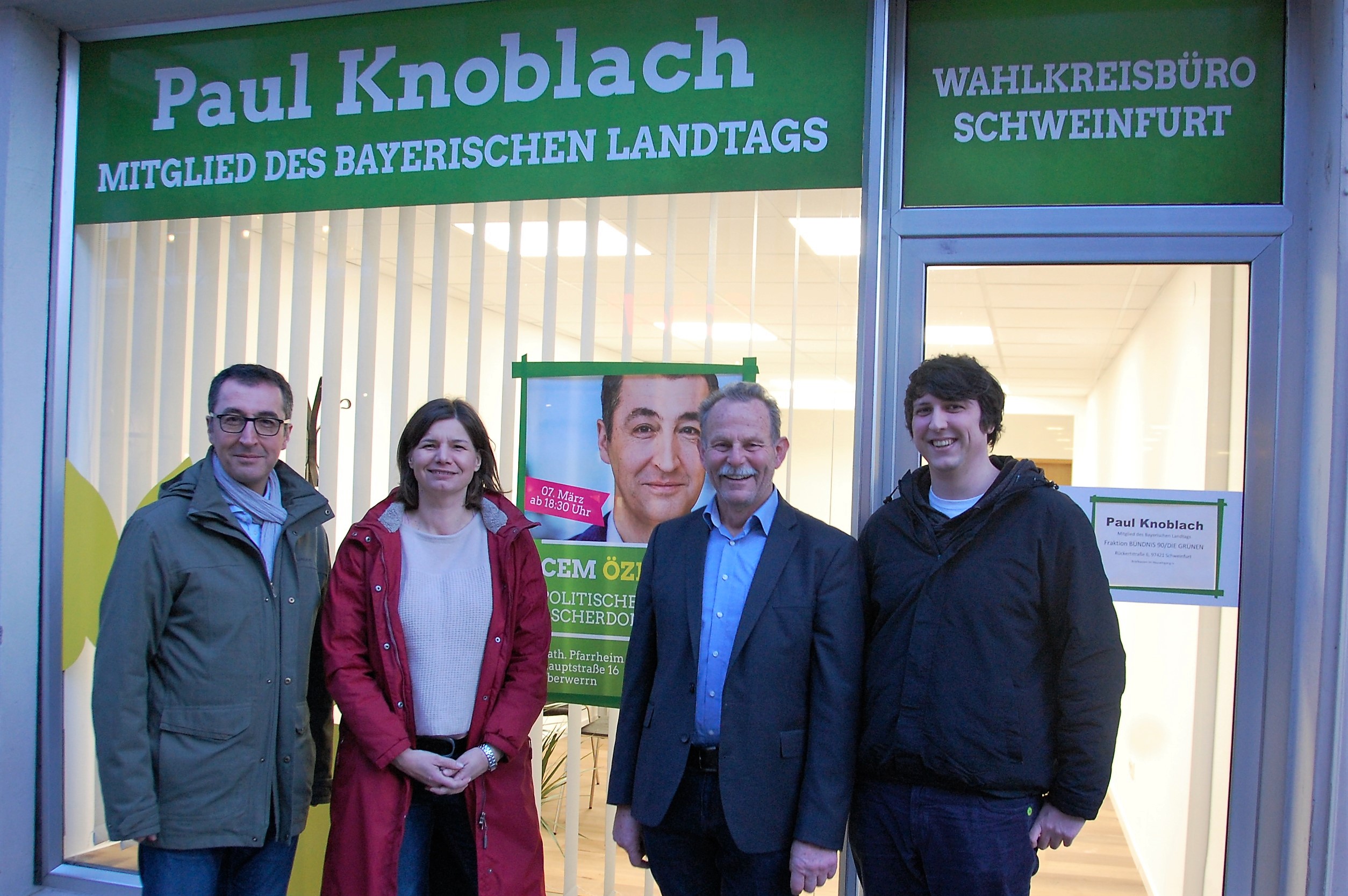 Büroeröffnung MdL Knoblach mit Manuela Rottmann und Cem Özdemir