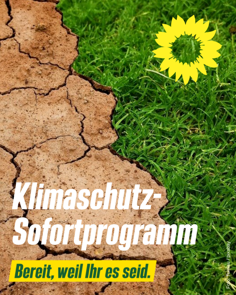 Klimaschutz-Sofortprogramm auflegen