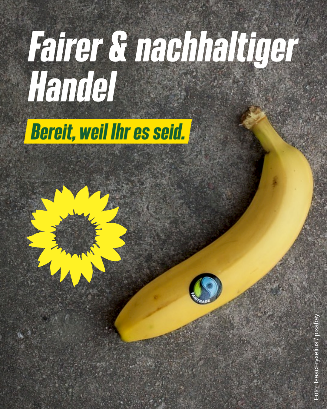 Fairer und nachhaltiger Handel | GRÜN WÄHLEN!