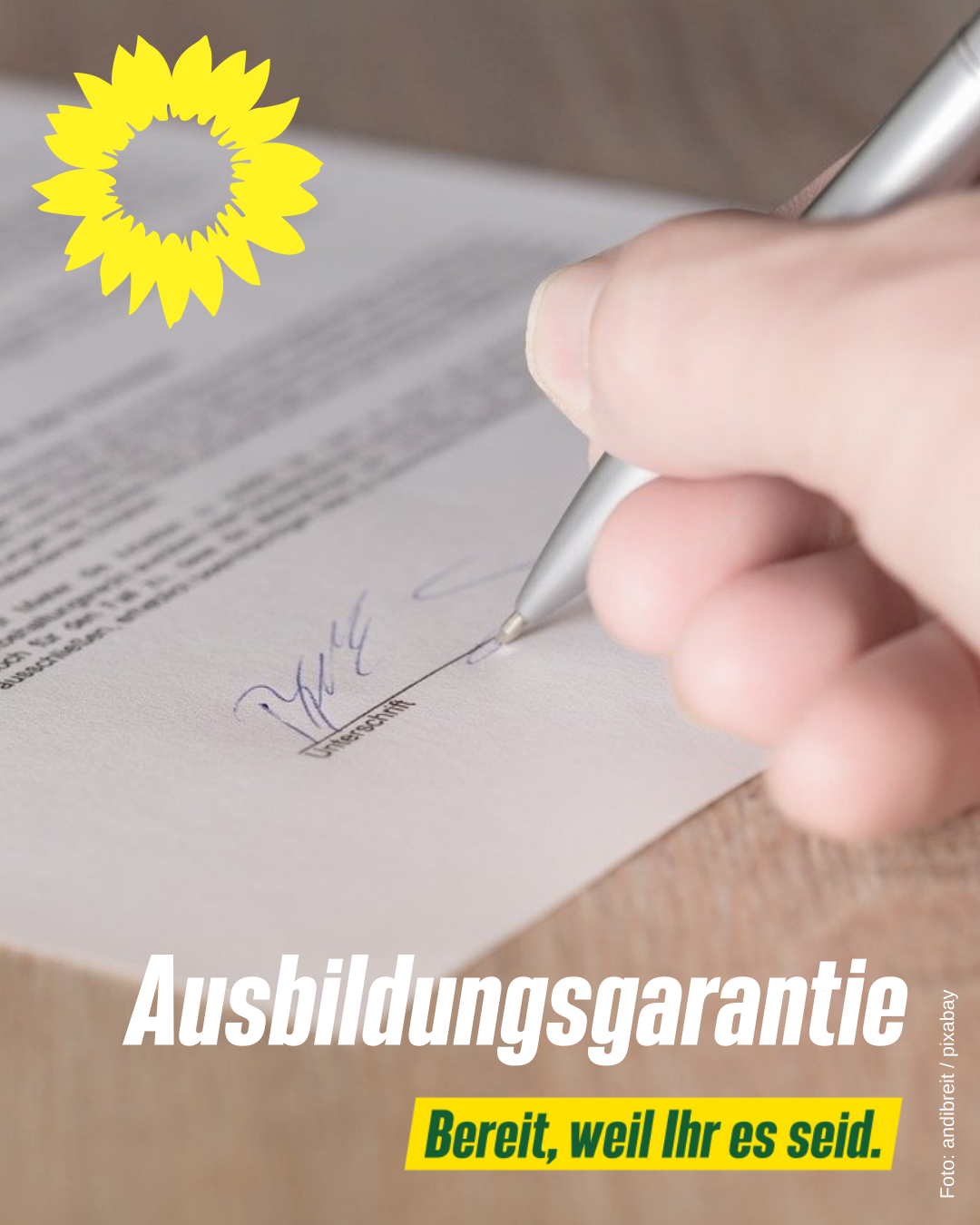 Ausbildungsgarantie | GRÜN WÄHLEN!