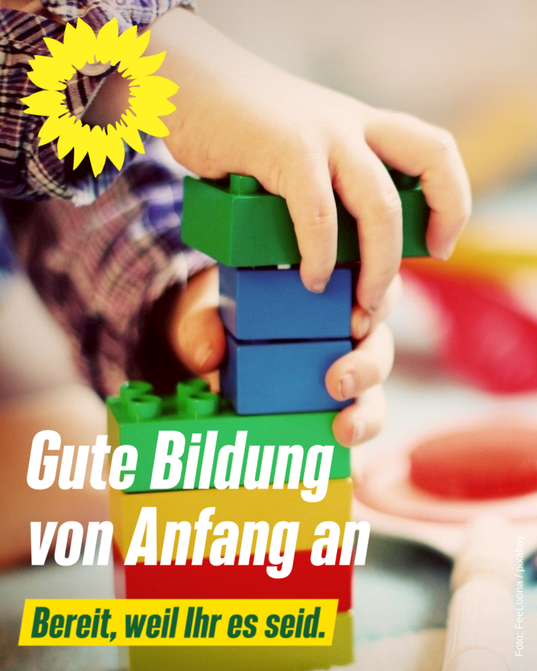 Wir fördern gute Bildung von Anfang an