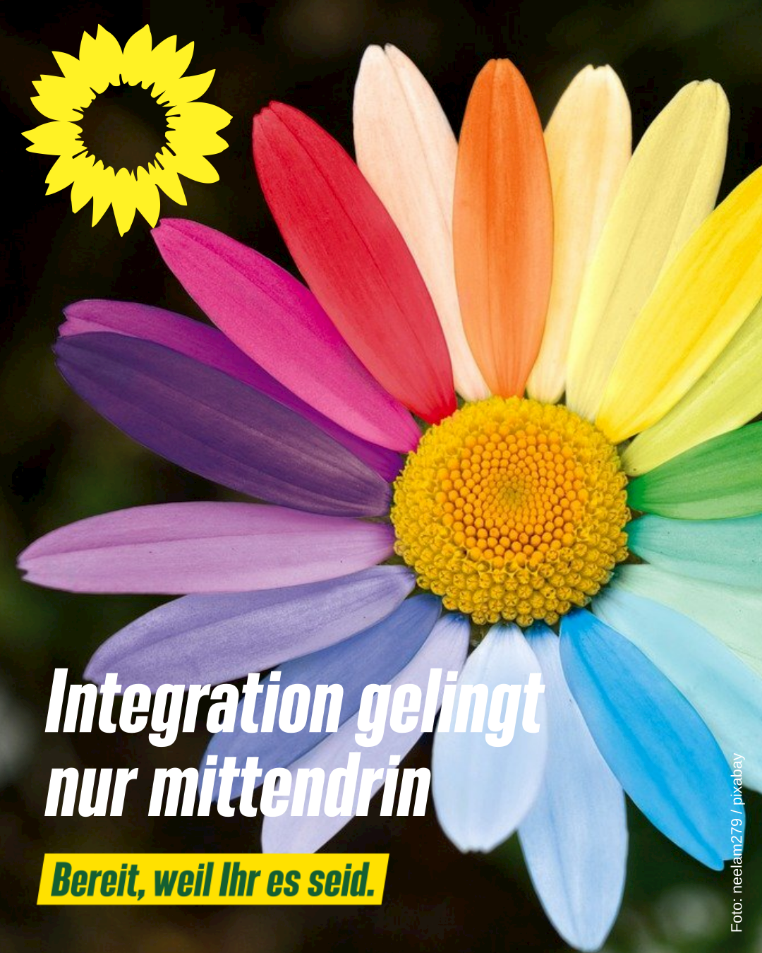 Integration gelingt nur mittendrin | GRÜN WÄHLEN!