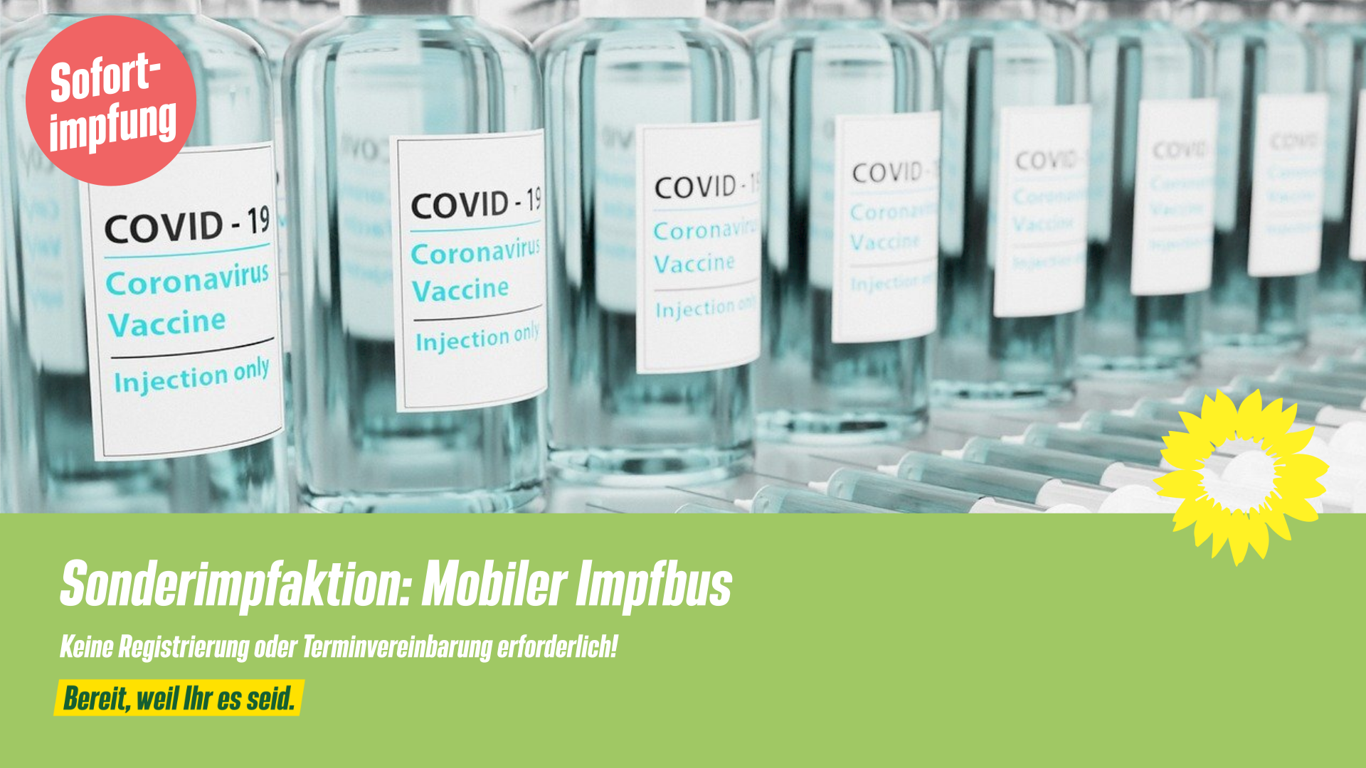 Sonderimpfaktion: Mobiler Impfbus