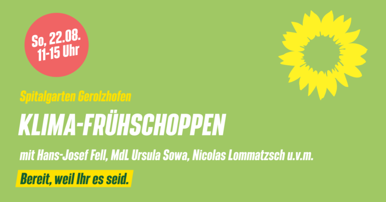 Klima-Frühschoppen in Gerolzhofen