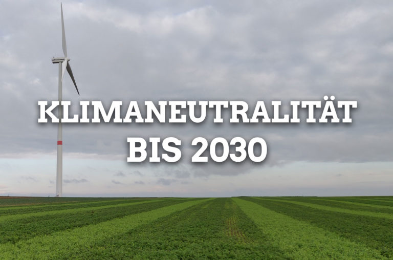 Klimaneutralität bis 2030