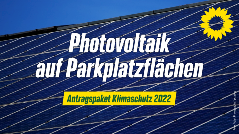 Photovoltaik auf Parkplatzflächen des Landkreises Schweinfurt