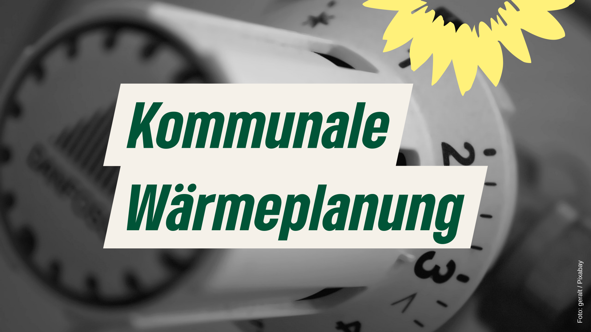 Antrag kommunale Wärmeplanung